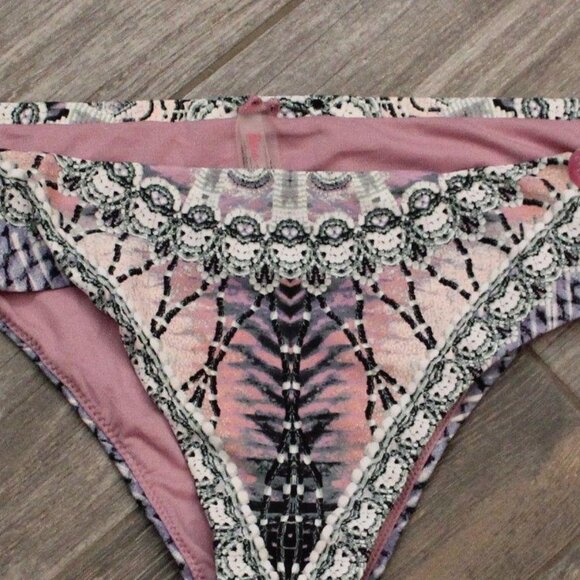 NWT Raisins Tulum Shores Macramé Cheeky Bikini Swimsuit Bottoms XL X-Large Jrs - Picture 12 of 12